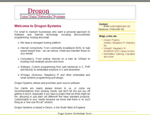 Tablet Screenshot of drogon.net